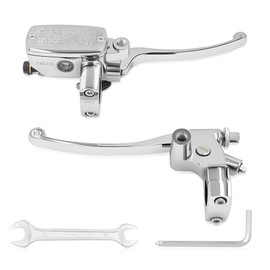 Triumilynn 1" 25mm Brake Clutch Master Cylinder Replacement for Hon-da Shadow VT600 VT750 VT1100 VT1300 VTX1300 VF750 VLX Deluxe Aero ACE Spirit Magna Motorcycle, Left & Right