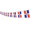Dominican Dominicans String Banner Flag,5.5 x 8.2 Inch String Banner,Indoor and Outdoor Party Decorations,16 ft 20 Mini Flags.