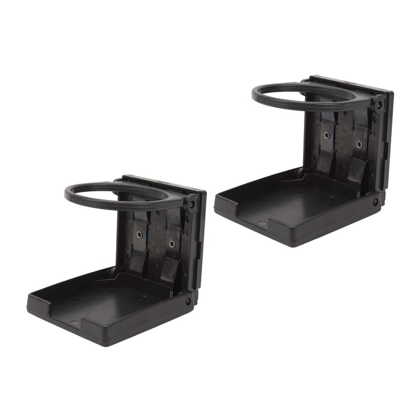 2 Pcs Folding Cup Holder 73mm Compact Space Saving Foldable