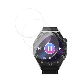 BOVUGAC [3 Pack] Screen Protector for Lenovo Watch S Smartwatch, Compatible with Lenovo Watch S Smart Watch,Anti-Scratch & Sensitive & 9H Hardness with Auto-alignment Installation kit.