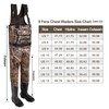 8 Fans Hunting Waders with 1000G Insulation Rubber Boots, Neoprene