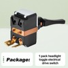 2 Pin Headlight Toggle Electrical Drive Switch Control Switch Compatible