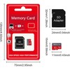 2 Pack 32GB TF Card with Adapter, C10 UHS-I Ultra
