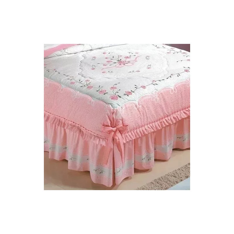 Primavera Edrecolcha Bombon Matrimonial +sábanas +cortinas Competition