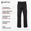 Kryptek Men's Standard Stalker Pant, Black, Large