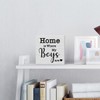 Home is Where My Boys are Sign, New Mom Gifts,