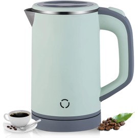 800ml Kettles Electric Travel Compact Travel Electric Kettles Cordless Fast Boil Quiet Electric Kettles Auto Shut-Off & Boil-Dry Protection Ideal for Home, Office, Hotel (Green)