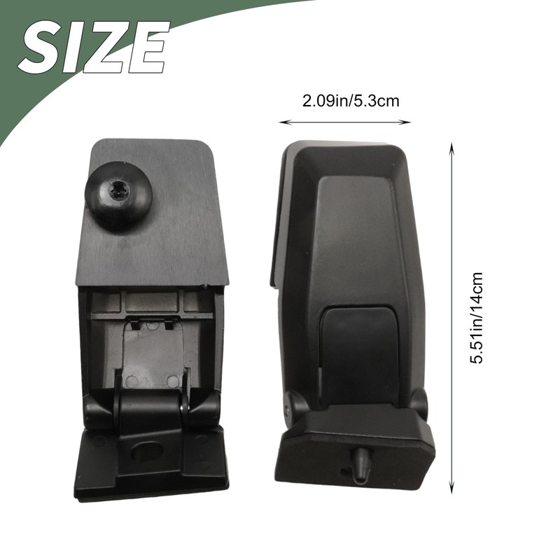 UOIENRT 57010061AB 57010060AB Rear Window Hinge Set Liftgate Glass Hinge