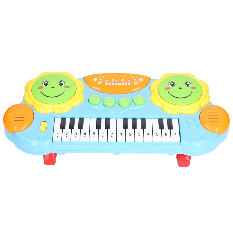 Piano Toy Electronic Keyboard Sound Light Effects Instrument for Above