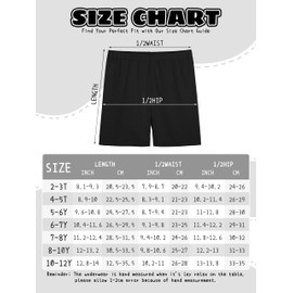 FEOEOR 8 Pack Girls Shorts Girls Bike Shorts Toddler Biker Cartwheel Short Multi-Color Dance Under Dress Shorts Girls Clothes Black 7-8Y