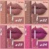 Set 8 Labiales Líquidos Mate Beauty Rojo