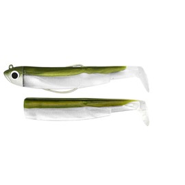 FIIISH - Leurre complet Black Minnow Kaki 9cm Shore avec rechange