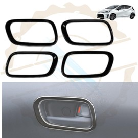 DodoxDIY Compatible New Model Aqua (aqua) MX Series Accessories Door Handle Cover Protector Garnish Vehicle-Specific Interior Parts Black