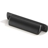 khtumeware 6 Pack 4"(102mm) Vintage Drawer Pulls Matte Black Cabinet
