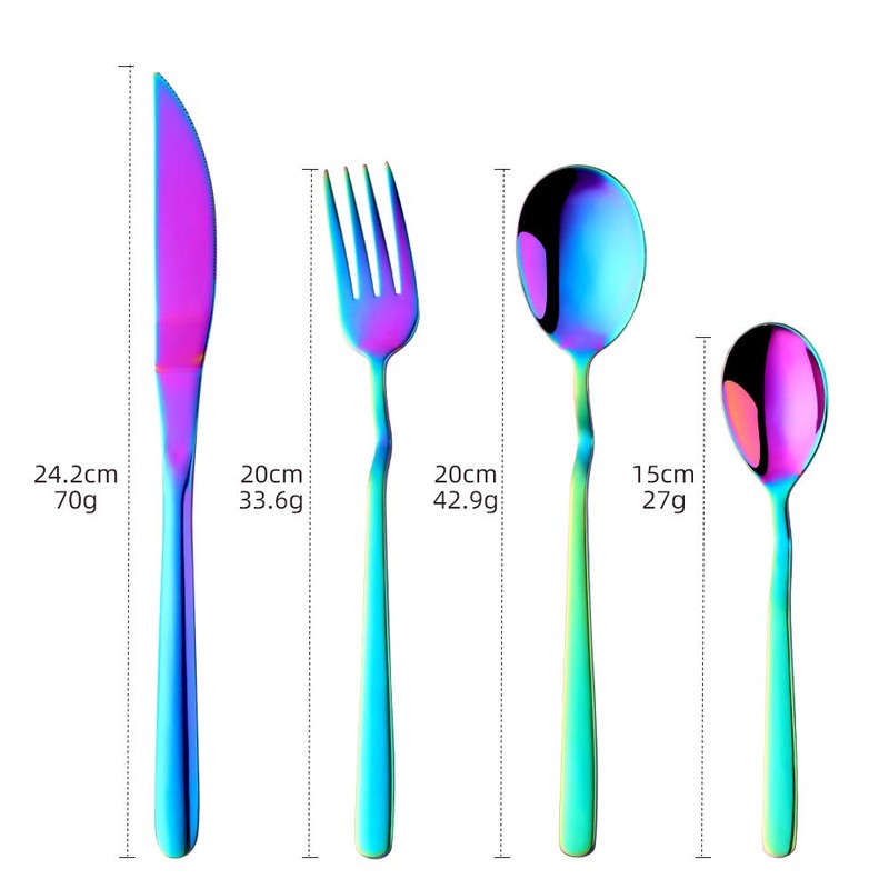 16 Pcs Silverware Cutlery Set, Baikai Stainless Steel Flatware Set,Dinnerware