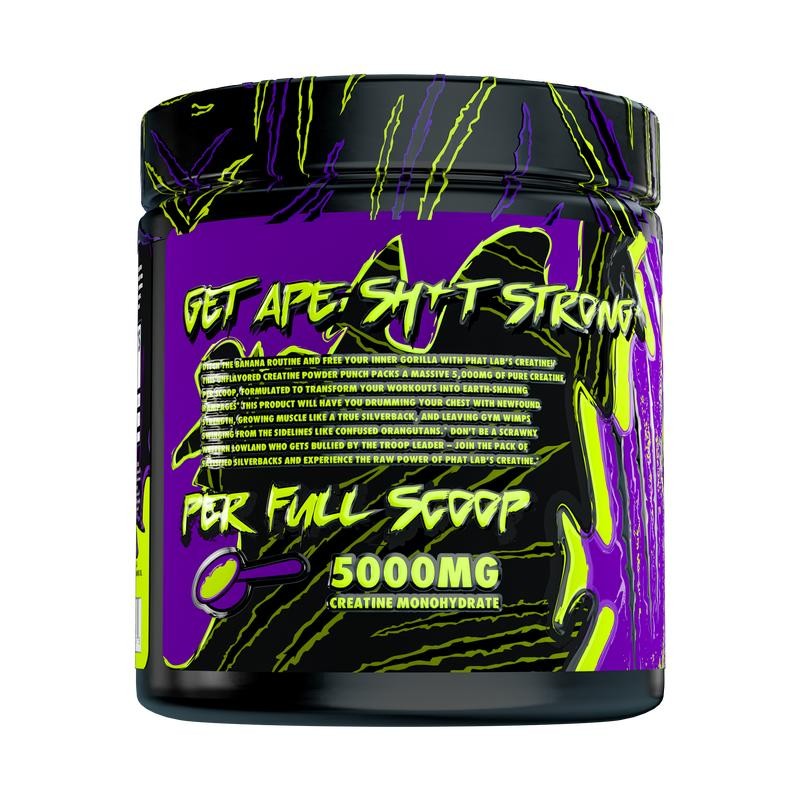 Phat Lab Creatine Monohydrate Powder - 60 Servings