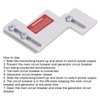 Generator Interlock Kit 1‑1/4 to 1‑1/2 Spacing for Cutler Hammer