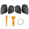 VKGUG 4PCS Door Panel Armrest Cover Replacement Compatible with Honda