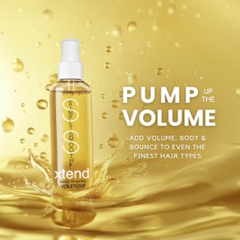 SIMPLY SMOOTH Xtend Keratin Replenishing Volumizer | Thickening Spray For Fine, Thin & Lifeless Hair | Create Body, Volume & Texture to Limp Hair | Weightless Hair Plumper | 8.5 Oz.
