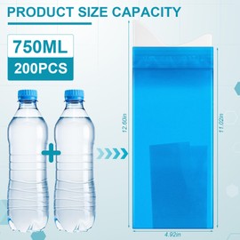 Colingmill 200 Pcs Disposable Urine Bag 700 ml Pee Bags for Travel for Women/Men Camping Pee Bags Bulk Unisex Emergency Urine Bag Vomit Bags, Toilet Traffic Jam Pregnant, Patient Portable