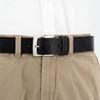 LINDENMANN Men's Leather Belt 40 mm Wide Belt Full Cowhide