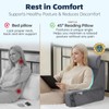 ENITYA 19" Back Support Pillow,Reading Pillow with Attached Arms &
