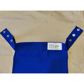 US Air Force Navy Blue Ascot Scarf ROTC Drill Team Color Guard