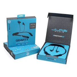 JLab Audifono Gravity Jlab Manos Libres Bluetooth Deportivo Color Negro