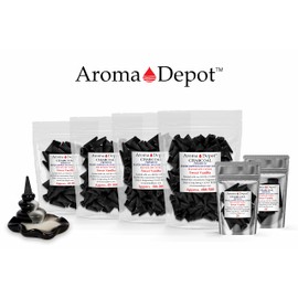 2'' Sweet Vanilla Backflow Charcoal Incense Cones (10 Cones)