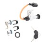 Ignition Switch Assembly Stainless Steel for Chinese GY6 Electric Scooter