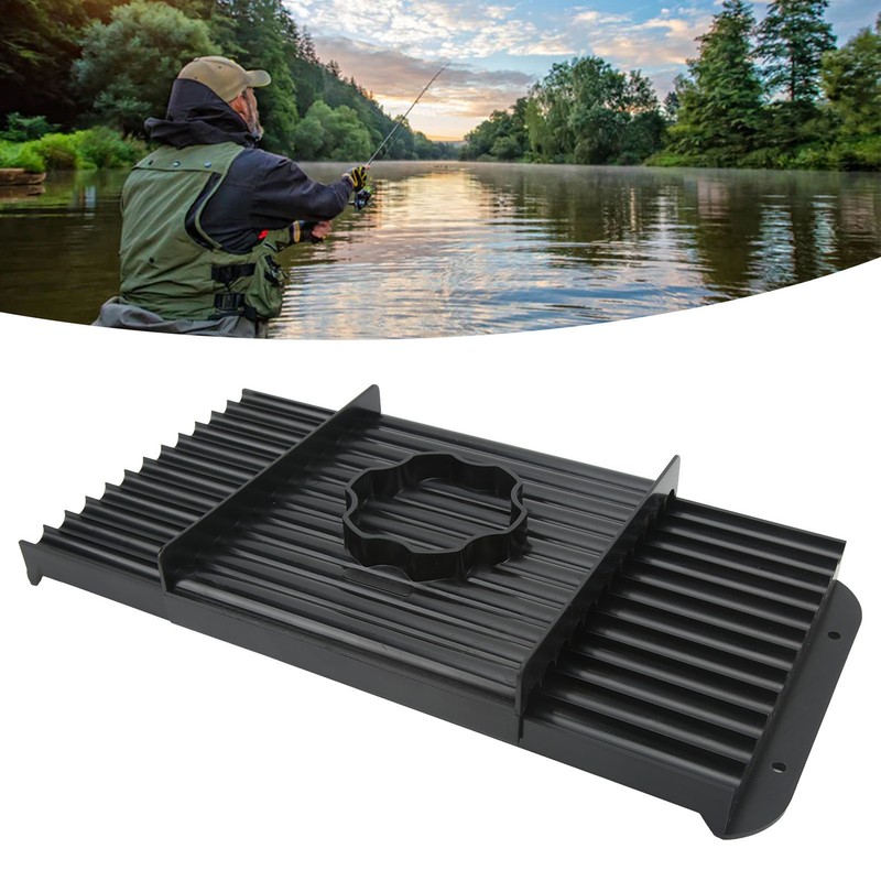 Bait Rolling Plate ABS Plastic Black Portable Lightweigh Fishing Bait