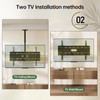 Gibbon Mounts TV Ceiling Mount, Height Adjustable TV Mount Bracket,
