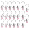 WADY 20PCS Laundry Hanging Hooks Stainless Steel Adjustable Boot Hangers