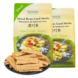 ONTRUE Tofu Sheets Dried Beancurd Sticks Asian Tofu Yuba Precut Tofu Good Source Of Protein Non-GMO Vegan Great Gourmet Gift 9.88 Oz (pack of 2)
