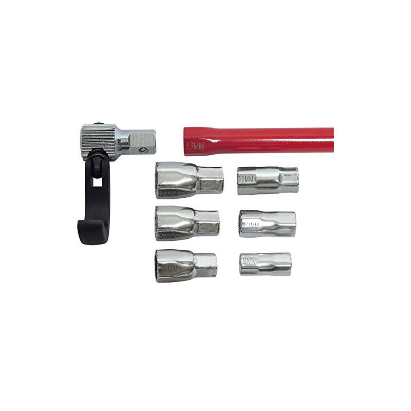 Heytec 90950103220 Basin Wrench, Red/Black