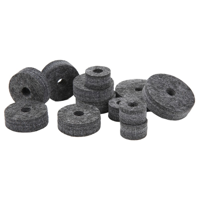 21Pcs Cymbal Replacement Accessories Felts Sleeves Wing Nuts Washers for