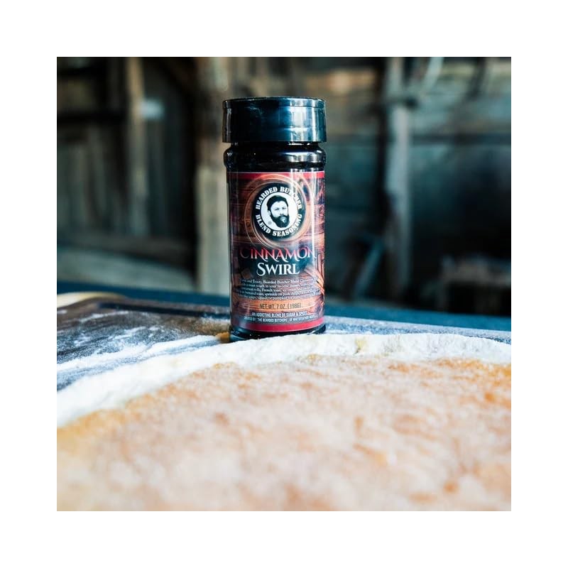 Bearded Butchers Cinnamon Swirl Seasoning, 11 oz Large Shaker -