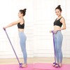 Versatile Fitness Resistance Bands with Foot Pedals - Multi-Functional Exercise