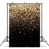 WOLADA 5x7FT Gold Backdrop Glitter Backdrop Gold Spots Bokeh Backdrop
