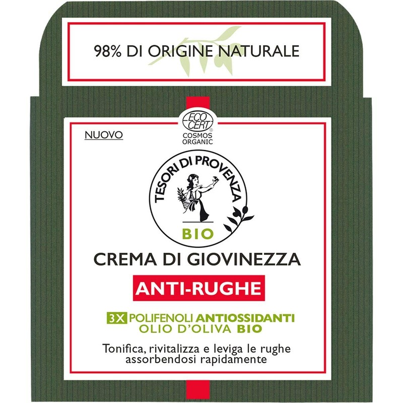 Tesori di Provenza Organic Anti-Wrinkle Face Cream with Organic Olive