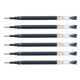 PILOT 6 Refills for Rollerball Pen VBALL 7 RT Black