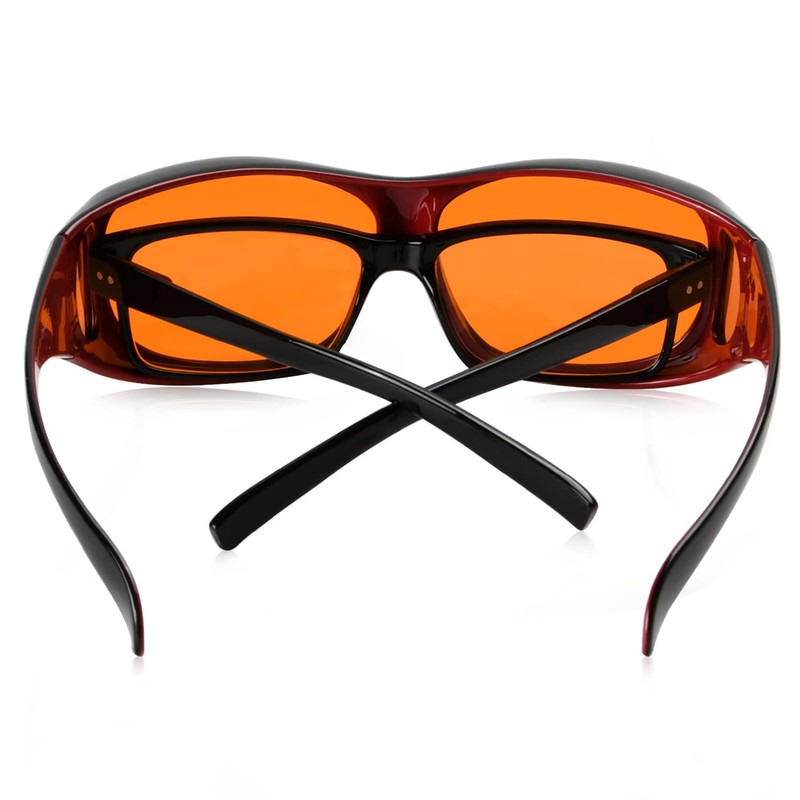 Eyekepper 100% Blue Light Reduction,Huge Fitover Anti-Blue Blocking Computer Eyeglasses