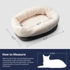 Petace Self Warming Cat Bed, 17.7" x 13.7" Anti-Slip Soft