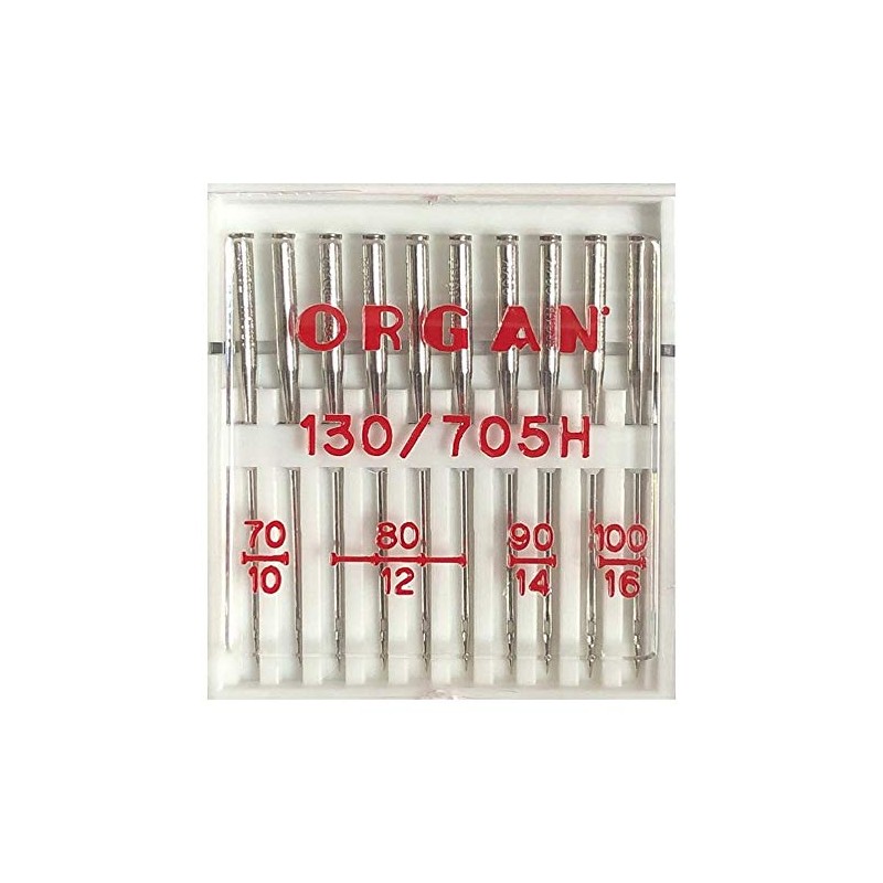 ORGAN Assortment of 10 Needles Universal Thickness 70-100