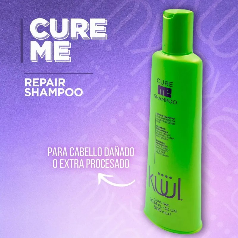 Shampoo Küül Cure Me reparador reconstructor de cabello 300 ml