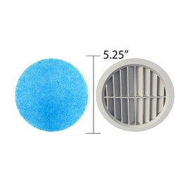 FilterTime RV FT-525 RV Air Filter 5.25" Round Air Duct AC Filter Replacement (4 filters per pack) MERV 6 Air Filter | Made in USA…