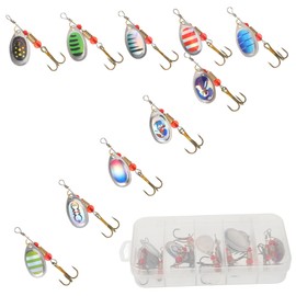 Gatuida 1 Set Fishing Hooks Portable Angling Kit with Fish Hooks for Lure and Soft Bait Fishing Durable Compact for Outdoor Enthusiasts