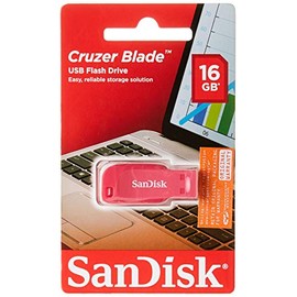 SanDisk SDCZ50C-016G-B35PE 16 GB Cruzer Blade USB Flash Drive - Electric Pink