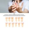 12pcs Finger Splint Brace Mallet Finger Stabilizer Adjustable Finger Immobilizer