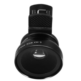 LALAFINA Smartphone Lens Kit Wide Angle Macro Universal Clip-on Camera Lenses Lightweight for Travel